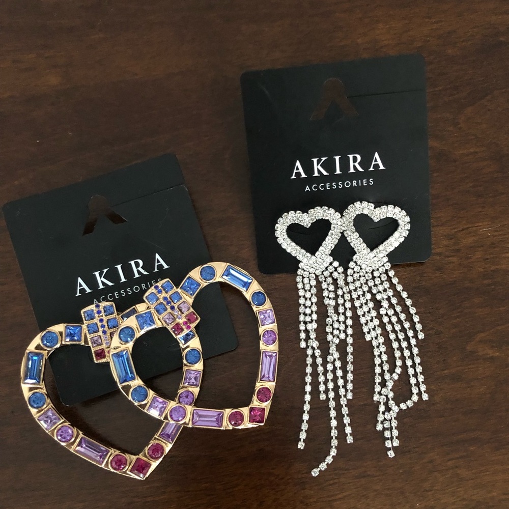 ❤️ [Akira] heart earring bundle